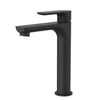 Nova Mid Rise Basin Mixer Electroplated Matte Black