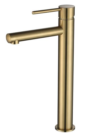 Star Mini PVD Brushed Bronze 25mm High Rise Basin Mixer