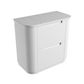 Curva Matte White 900 Floor Mount Vanity