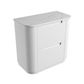 Curva Matte White 900 Floor Mount Vanity
