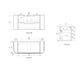 Varcelli 1200 Tier Wall Hung Vanity Cab Only
