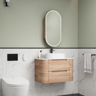 Briony Wall Hung Vanity Cab Only 900mm