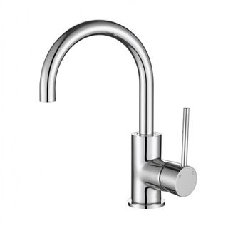 Star Mini Chrome 35mm Gooseneck Basin Mixer