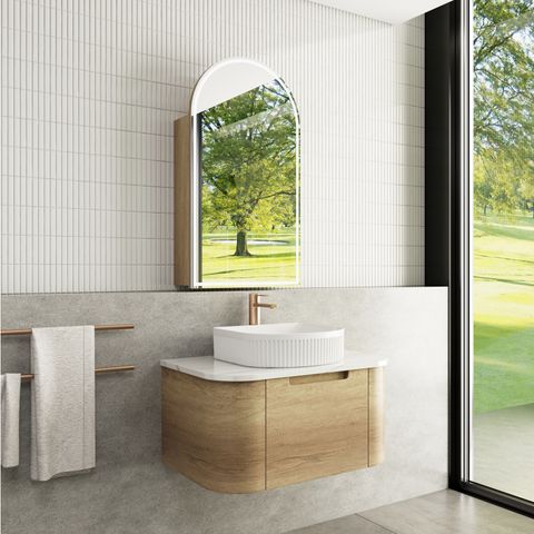 Carita Wall Hung Vanity Cab Only 750mm