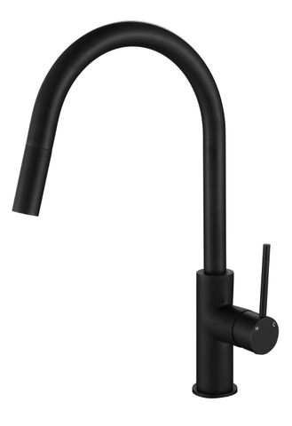 Star Mini Matte Black 35mm Pull Out Kitchen Mixer