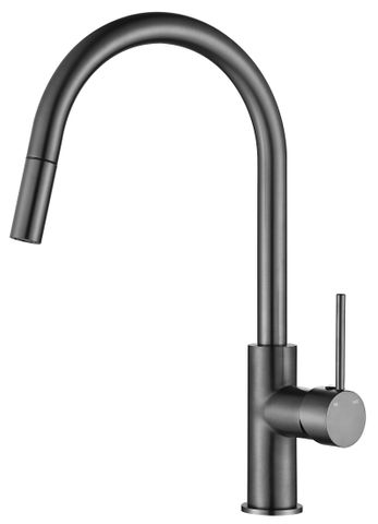 Star Mini Gun Metal 35mm Pull Out Kitchen Mixer