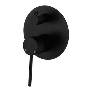 Star Mini Matte Black 35mm Shower Divertor