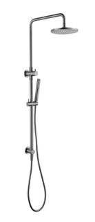 Star Gun Metal Combination Shower on Column Set