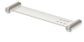 Mica Fluted Stainless Shelf - 400mm - Brushed Nickel