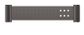 Mica Fluted Stainless Shelf - 400mm - Gunmetal