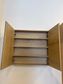 750 Pencil Edge Natural Oak Laminate Mirror Cabinet (720 Height)
