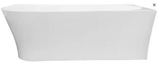 Kenai 1700 Matte White Right Corner Freestanding Bath