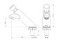 SS316 LEAD FREE TIMEFLOW PUSH BUTTON PILLAR TAP CHROME