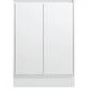 CABINET ONLY Sierra 600 Gloss White Slimline Vanity