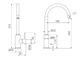 Dolce II Sink Mixer Gun Metal