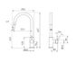 Dolce II Pull Out Sink Mixer Brushed Nickel