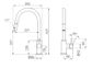Dolce II Pull Out Sink Mixer Gun Metal