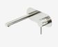 Dolce II Wall Basin/Bath Mixer Brushed Nickel