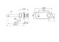Dolce II Wall Basin/Bath Mixer Chrome