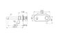 Dolce II Wall Basin/Bath Mixer Gun Metal