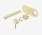 Dolce II Wall Basin/Bath Mixer Trim Kits Only Brushed Gold