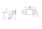 Dolce II Wall Basin/Bath Mixer Trim Kits Only Brushed Gold
