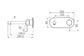 Dolce II Wall Basin/Bath Mixer Trim Kits Only Brushed Nickel