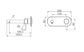 Dolce II Wall Basin/Bath Mixer Trim Kits Only Chrome