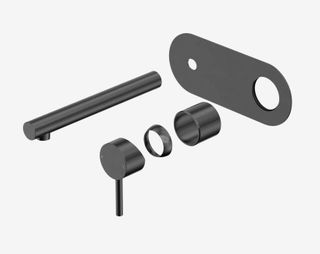 Dolce II Wall Basin/Bath Mixer Trim Kits Only Gun Metal