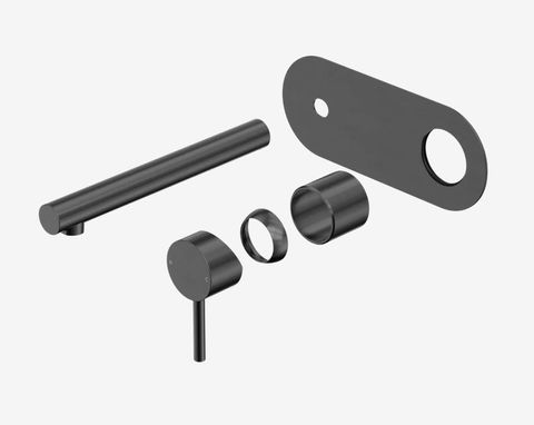 Dolce II Wall Basin/Bath Mixer Trim Kits Only Gun Metal
