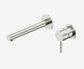 Dolce II Wall Basin/Bath Mixer Separate Back Plate Brushed Nickel