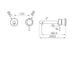 Dolce II Wall Basin/Bath Mixer Separate Back Plate Trim Kits Only Brushed Nickel