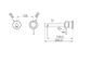 Dolce II Wall Basin/Bath Mixer Separate Back Plate Trim Kits Only Chrome
