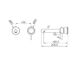 Dolce II Wall Basin/Bath Mixer Separate Back Plate Trim Kits Only Gun Metal
