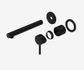 Dolce II Wall Basin/Bath Mixer Separate Back Plate Trim Kits Only Matte Black