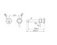 Dolce II Wall Basin/Bath Mixer Separate Back Plate Trim Kits Only Matte Black