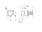 Dolce II Shower Mixer Brushed Nickel
