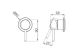 Dolce II Shower Mixer Trim Kits Only Brushed Nickel