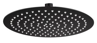 Ramsay Round Matte Black 300mm Slimline Shower Head