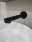 Star Black Straight Bath Spout