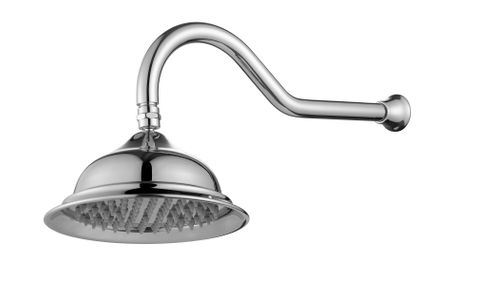 Bordeaux Chrome Shower Head and Arm