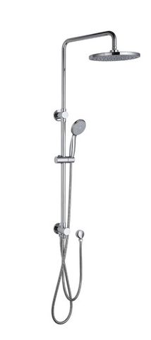 Renovator Round Chrome Combination Shower Rail Set