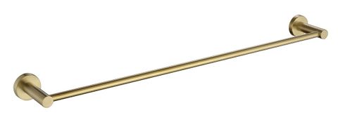 Star PVD Brushed Bronze Single Towel Rail 750mm