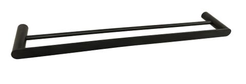 Bourdain BLACK Double Towel Rail 600mm