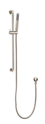 Star PVD Brushed Nickel Shower On Rail