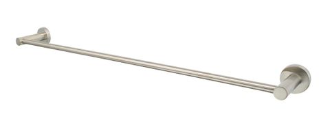 Star Brushed Nickel Single Towel Rail 600mm