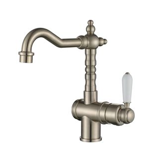 Bordeaux Brushed Nickel Tall Basin Mixer