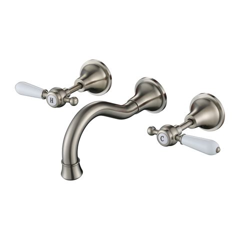 Bordeaux Brushed Nickel Bath Set