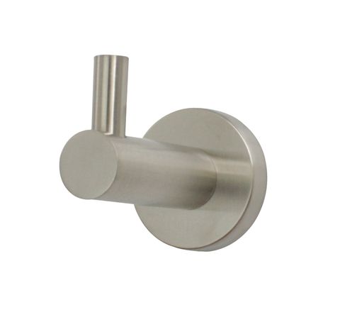 Star Brushed Nickel Single Robe Hook