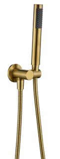 Star PVD Brushed Bronze Handshower on Bracket